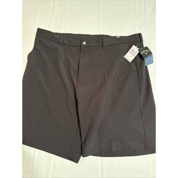 Callaway Opti-Dri Stretch Waistband  Golf Shorts Men's Sz 34 Black NWT's - Picture 1 of 6